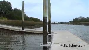 Courtesy dock at boat ramp under Lanier bridge ramp courtesy dock under sidney lanier bridge in brunswick ga